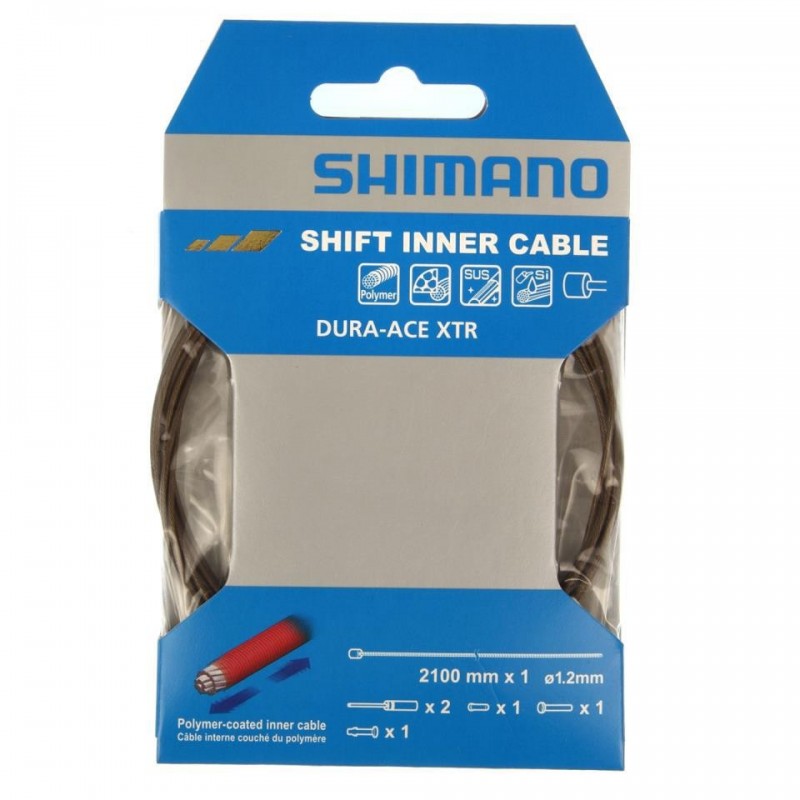 CABLE CAMBIO SHIMANO POLIMERO DA 1 2x1200mm