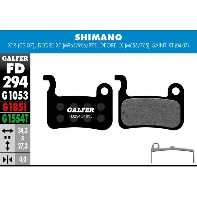 PASTILLAS GALFER SHIMANO FD294 STANDARD